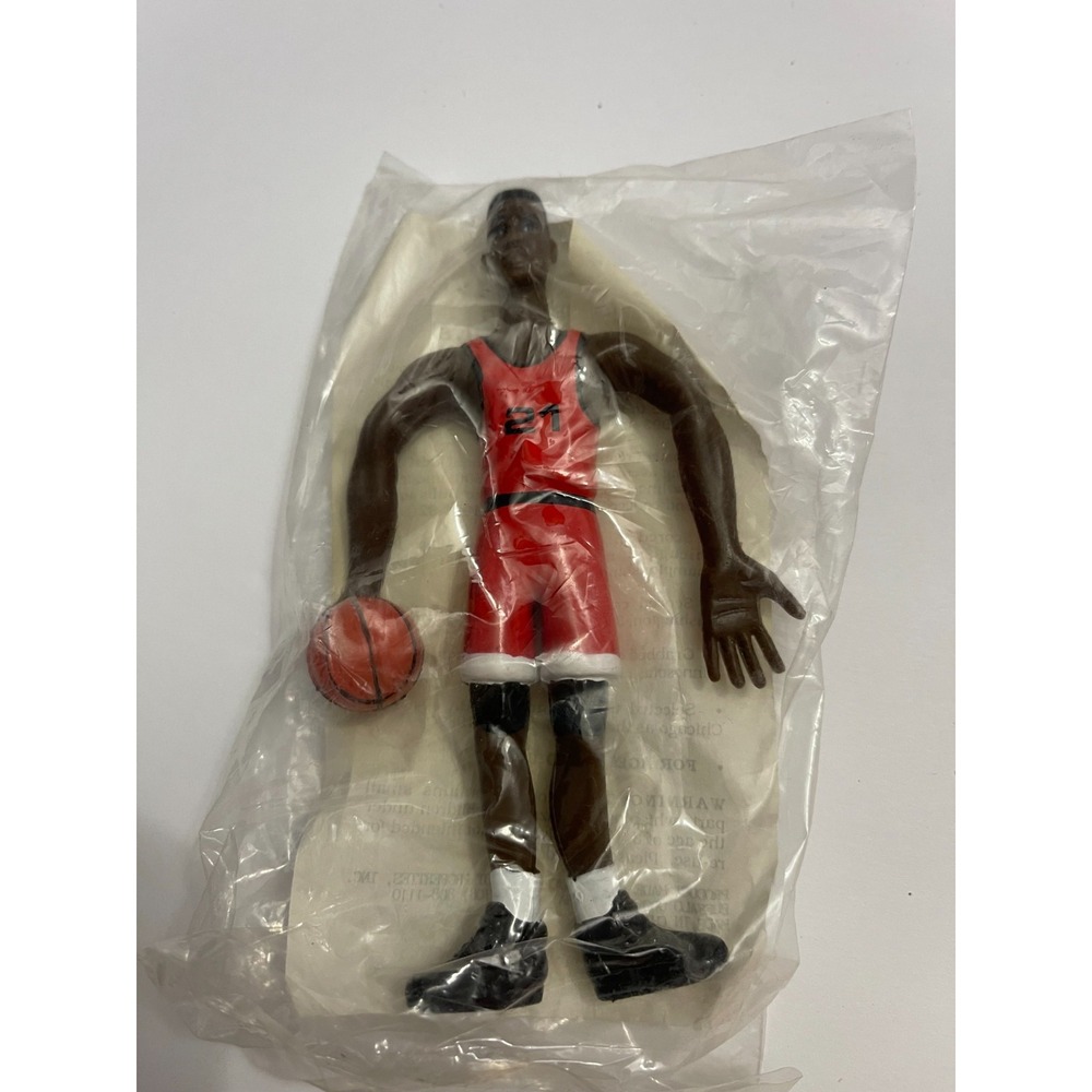 Vintage Stacey King Chicago Bulls Action Figure Sealed Hot Properties NBA #21